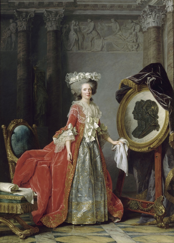 Adélaïde Labille-Guiard, Adélaïde de France, dite Madame Adélaïde, huile sur toile, 1787. Versailles, Musée national des châteaux de Versailles et de Trianon, MV 3958. © Château de Versailles (dist. RMN Grand Palais)/Gérard-Blot-Jean-Schormans