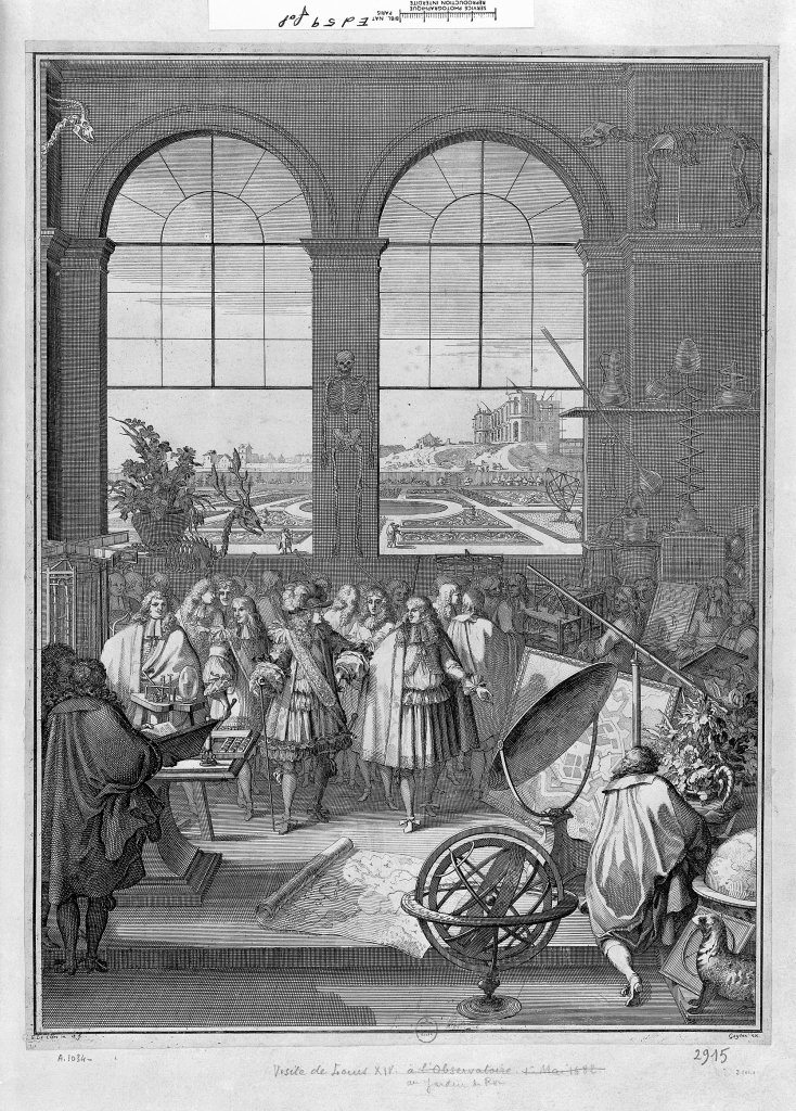 Visite de Louis XIV au Jardin du roi